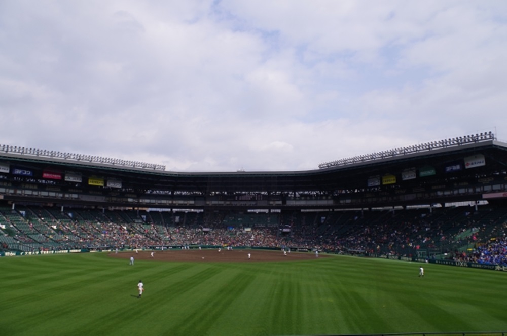 甲子園球場試合中